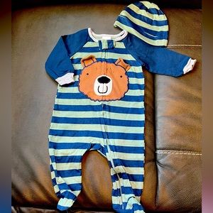 Newborn footie pajamas